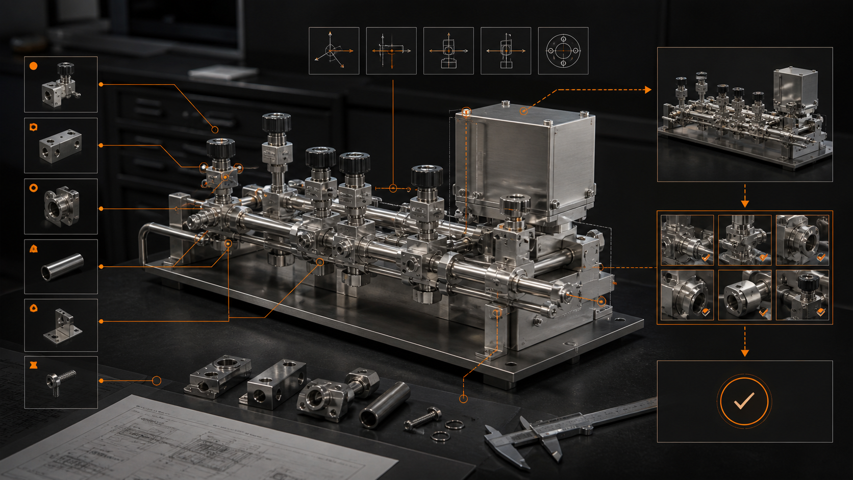 Concept illustration of native assembly component facts being inspected and verified after execution